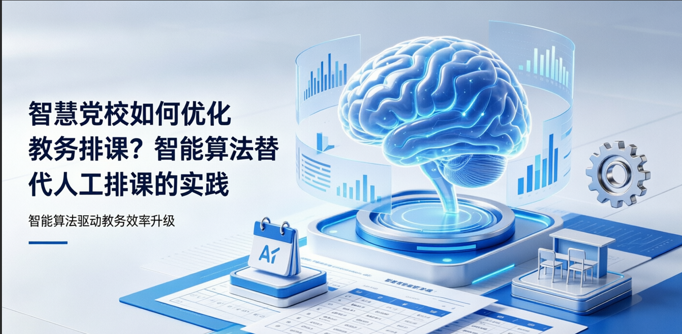 智慧党校如何优化教务排课？智能算法替代人工排课的实践