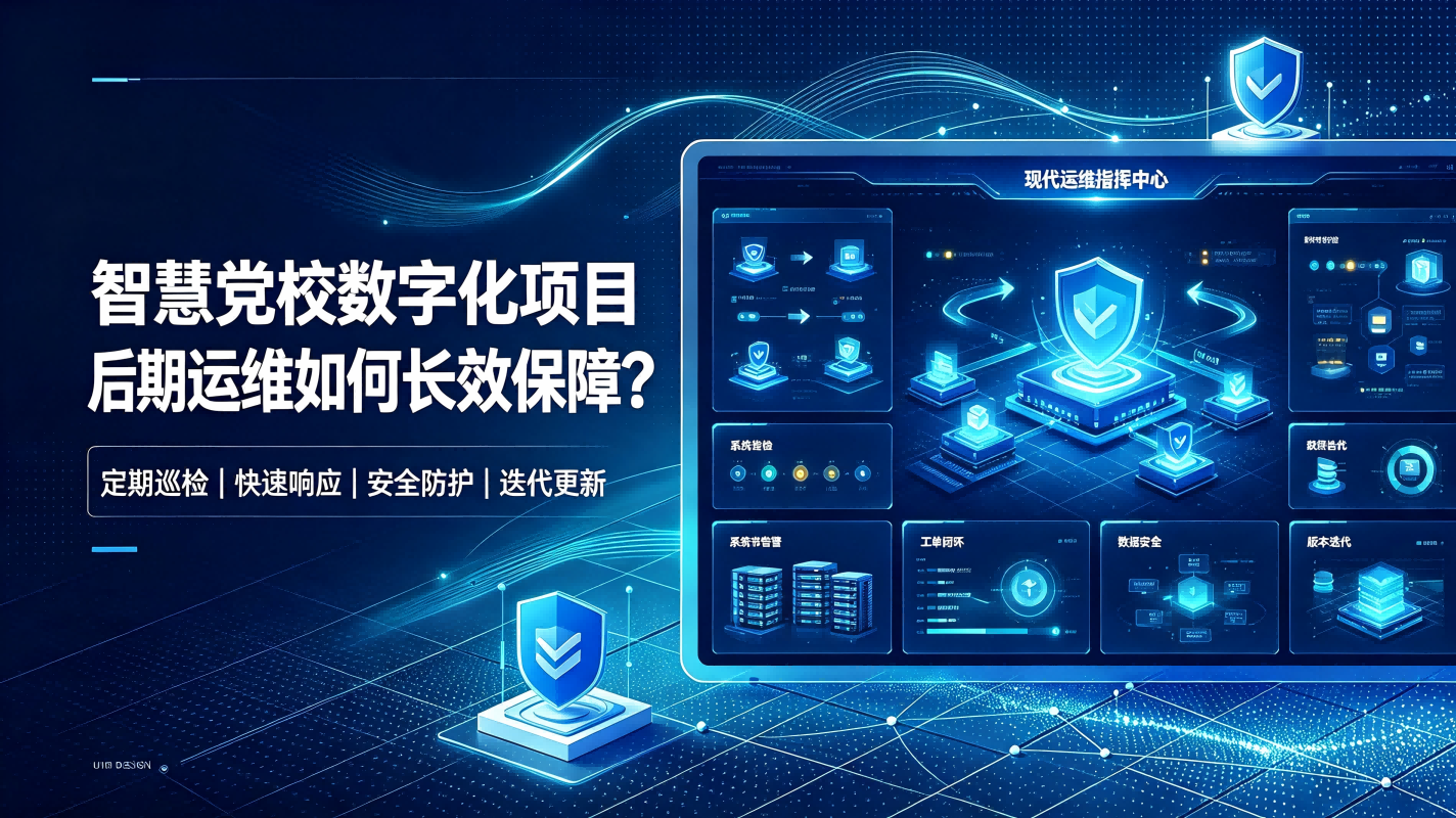 智慧党校数字化项目后期运维如何长效保障？米未科技标准化运维方案解析